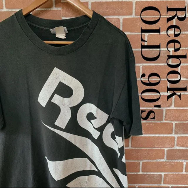 Reebok(リーボック)のReebok リーボック Tシャツ USA製 90s デカロゴ 0423 メンズのトップス(Tシャツ/カットソー(半袖/袖なし))の商品写真