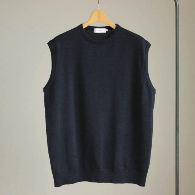 GRAPHPAPER SUVIN VEST ニットベスト ファッションなデザイン 14170円