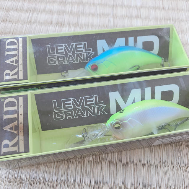 新品、未使用 RAID JAPAN  LEVELCRANK MID 2個セット スポーツ/アウトドアのフィッシング(ルアー用品)の商品写真