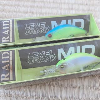 新品、未使用 RAID JAPAN  LEVELCRANK MID 2個セット(ルアー用品)