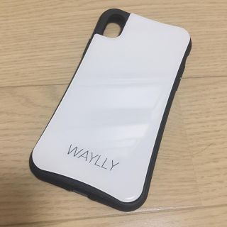 WAYLLY スモールロゴ ホワイト (iPhoneケース)