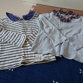 プティマイン(petit main)の長袖シャツ  ロンT  110(Tシャツ/カットソー)