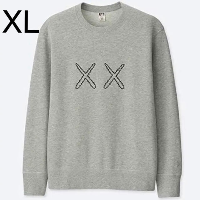 Kaws　uniqlo　スウェット白黒２着セット　サイズXL　コラボ商品