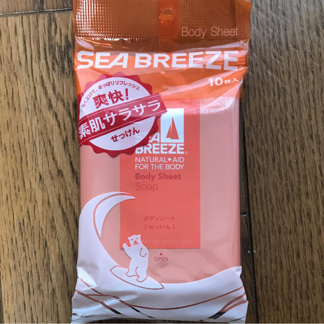 SEA BREEZE(シーブリーズ)のシーブリーズ ボディシート 3セット 新品未使用 コスメ/美容のボディケア(制汗/デオドラント剤)の商品写真