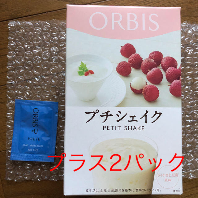 ORBIS(オルビス)のオルビスプチシェイク限定味杏仁豆腐風味一箱7パック＋2パック コスメ/美容のダイエット(ダイエット食品)の商品写真