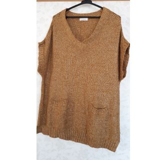 アーヴェヴェ(a.v.v)の今日のみ価格❤【ほぼ新品】a.v.v 着痩せニット　L(ニット/セーター)