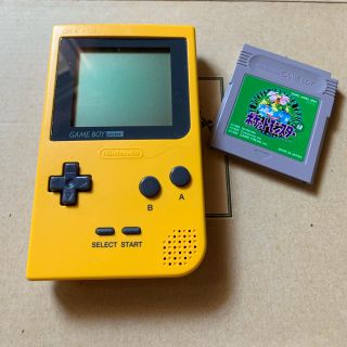 ゲームボーイ(ゲームボーイ)のゲームボーイポケット・ポケットモンスター緑のセット(携帯用ゲーム機本体)