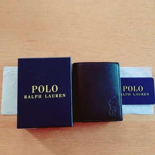 ポロラルフローレン(POLO RALPH LAUREN)の二つ折り財布(折り財布)