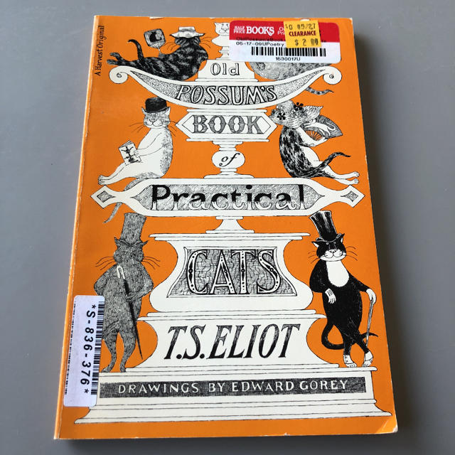 OldPossum'sBookofPracticalCats T.S.ELIOT エンタメ/ホビーの本(洋書)の商品写真