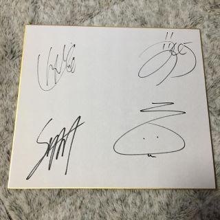 エフティーアイランド(FTISLAND)のftisland 直筆サイン色紙(アイドルグッズ)