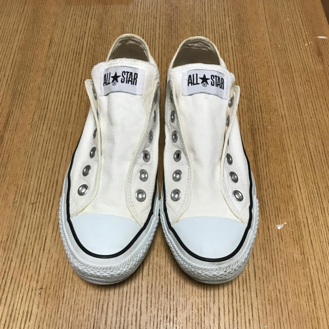 CONVERSE(コンバース)の美品 コンバース スリッポン 24.5 レディースの靴/シューズ(スリッポン/モカシン)の商品写真