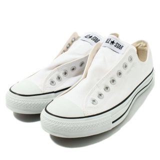 コンバース(CONVERSE)の美品 コンバース スリッポン 24.5(スリッポン/モカシン)