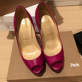 クリスチャンルブタン(Christian Louboutin)の最終値下げ　ルブタン ピンクオープントゥ(ハイヒール/パンプス)