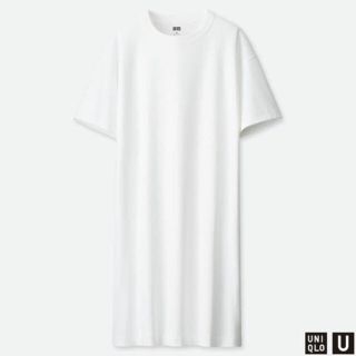 ユニクロ(UNIQLO)のクルーネックTワンピース(ひざ丈ワンピース)