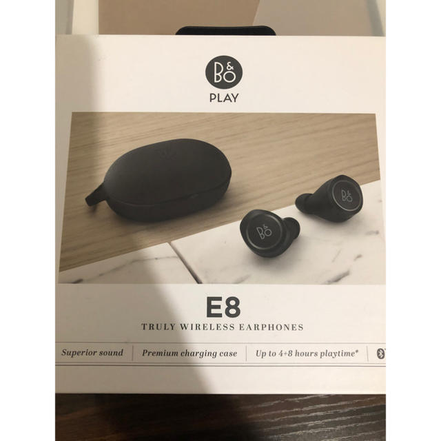 B&O beoplay e8 sport blackヘッドフォン/イヤフォン