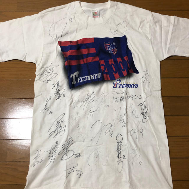 初代FC東京直筆サイン入りTシャツ