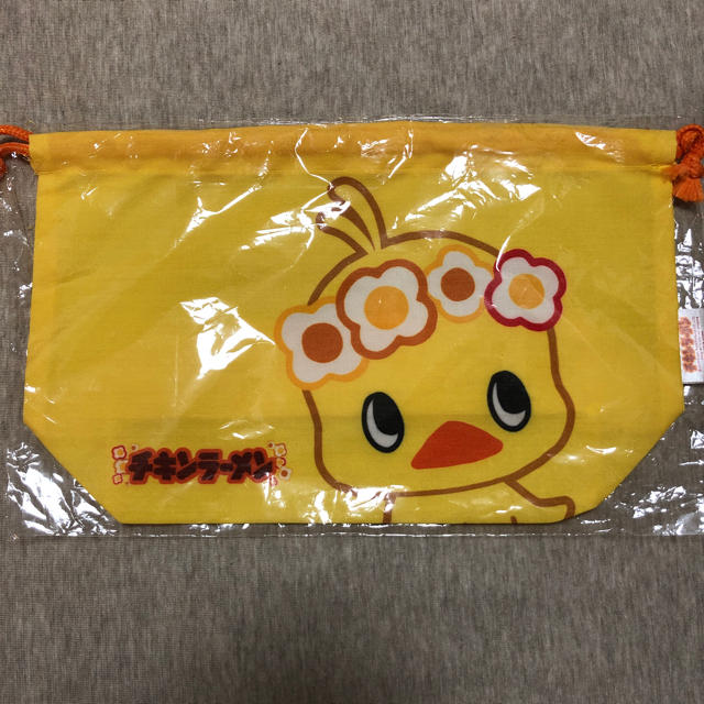 日清食品(ニッシンショクヒン)のひよこちゃんランチ巾着 キッズ/ベビー/マタニティのこども用バッグ(ランチボックス巾着)の商品写真