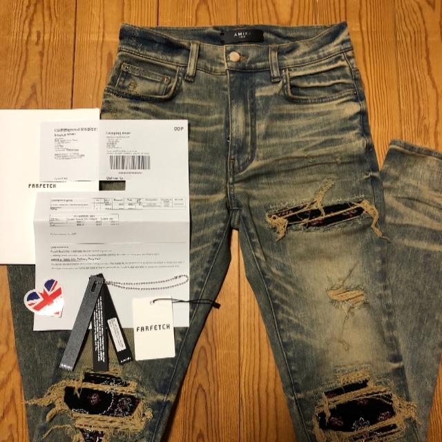 amiri クラッシュスキニーデニム size29 値下げ交渉可