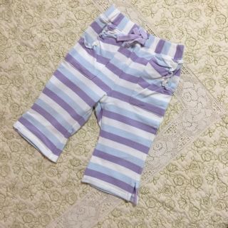 ベビーギャップ(babyGAP)のbabyGAP ボーダー綿パンツ  3-6M 60(パンツ)