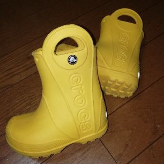 クロックス(crocs)のキッズ☆crocsクロックス☆14㎝レインシューズ長靴☆レインブーツC6(長靴/レインシューズ)