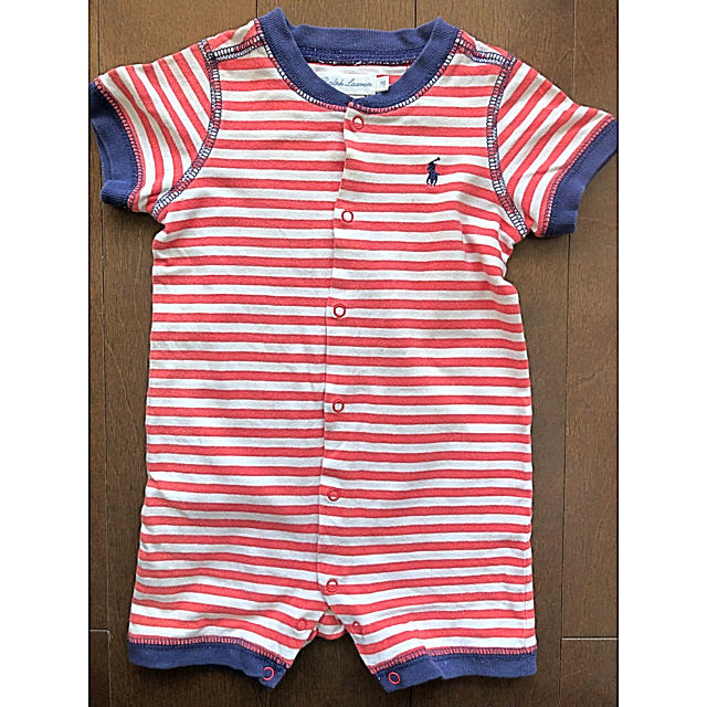 Ralph Lauren(ラルフローレン)のラルフローレン ロンパース 70 半袖 キッズ/ベビー/マタニティのベビー服(~85cm)(ロンパース)の商品写真