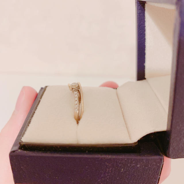 ダイヤモンド 18Kホワイトゴールド 指輪 リング レディースのアクセサリー(リング(指輪))の商品写真