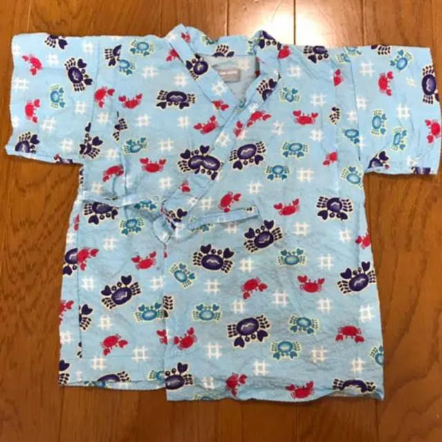 甚平 上下セット 95センチ キッズ/ベビー/マタニティのキッズ服男の子用(90cm~)(甚平/浴衣)の商品写真