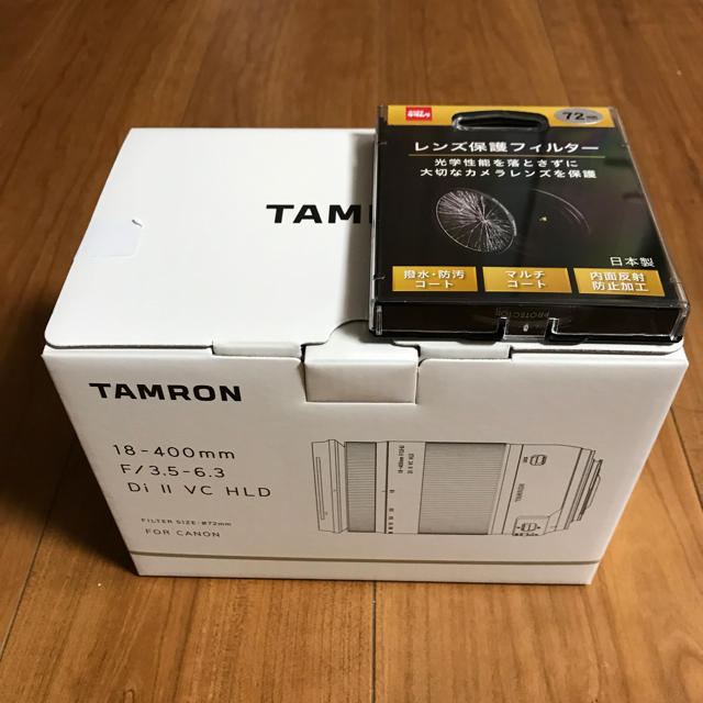 国内外の人気！ 【新品】タムロン - TAMRON TAMRON キャノン用 18-400mm  レンズ(ズーム)