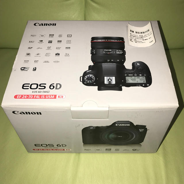 高評価! Canon F4L 24-70 EF レンズキット 6D EOS 【新品未開封