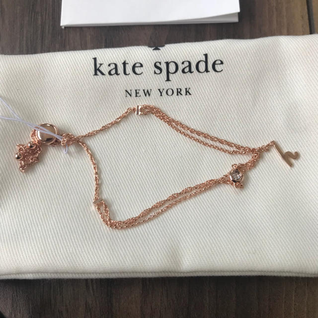 ★kate spade ♠︎" イニシャルブレスレット 1