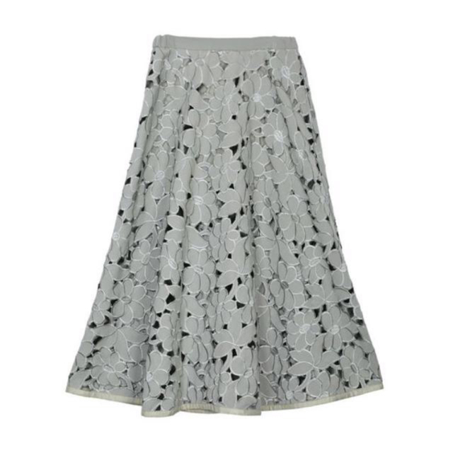 Ameri VINTAGE(アメリヴィンテージ)のameri / viola cutwork flare skirt レディースのスカート(ロングスカート)の商品写真