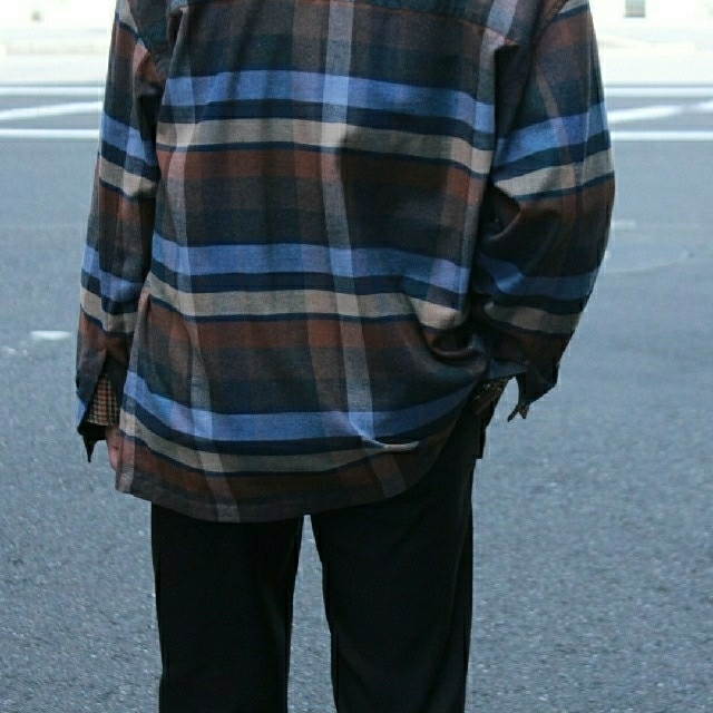 COMOLI(コモリ)のE.tautz イートウツ LINEMAN CHECK SHIRT M メンズのトップス(シャツ)の商品写真