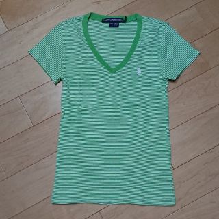 ラルフローレン(Ralph Lauren)のラルフローレン半袖TシャツカットソーVネックレディースS(Tシャツ(半袖/袖なし))