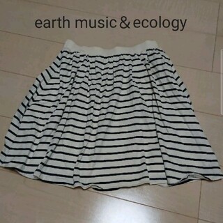 アースミュージックアンドエコロジー(earth music & ecology)のearth music＆ecology★ﾎﾞｰﾀﾞｰｽｶｰﾄ(ミニスカート)