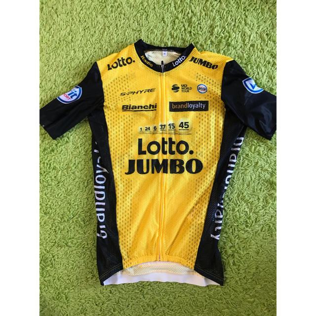 クライマーサイクルジャージ LOTTO NL JUMBO Mサイズ