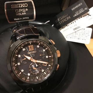 セイコー(SEIKO)のセイコー アストロン ダイヤモンド限定 SBXB083 ブラウン新品(腕時計(アナログ))