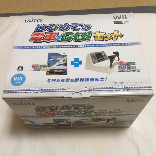 Wii(ウィー)の◆希少・美品◆はじめての電車でGOセット エンタメ/ホビーのゲームソフト/ゲーム機本体(家庭用ゲームソフト)の商品写真