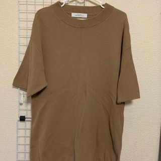 ユナイテッドアローズ(UNITED ARROWS)のニット生地 Tシャツ(Tシャツ/カットソー(半袖/袖なし))