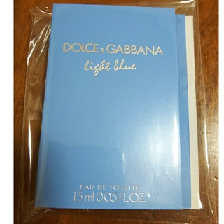 ドルチェアンドガッバーナ(DOLCE&GABBANA)の★ドルチェ＆ガッバーナ★ライトブルー オードトワレ(サンプル)(香水(女性用))