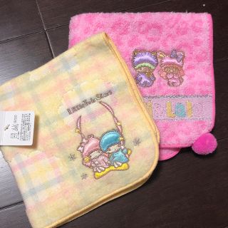 サンリオ(サンリオ)のキキララのタオルハンカチ2枚セット(ハンカチ)