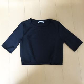 マウジー(moussy)のmoussy 五分丈トップス(カットソー(半袖/袖なし))