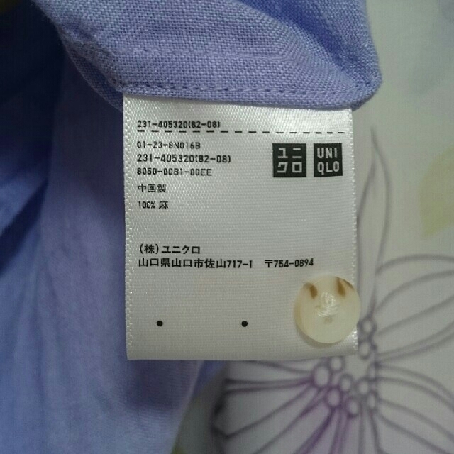 UNIQLO(ユニクロ)のユニクロ  リネンシャツ(ノースリーブ) レディースのトップス(シャツ/ブラウス(半袖/袖なし))の商品写真