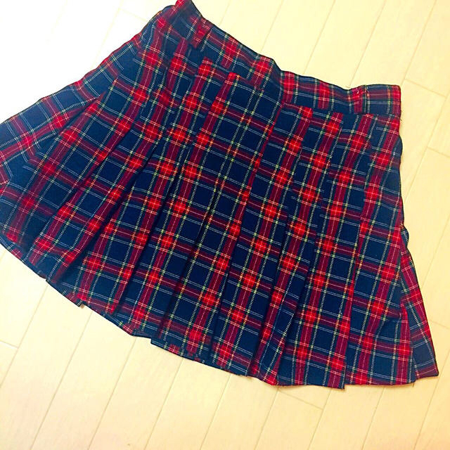 SPINNS(スピンズ)のチェックプリーツスカート レディースのスカート(ミニスカート)の商品写真