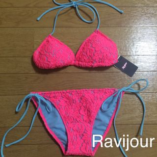 ラヴィジュール(Ravijour)の Ravijour❤︎総レース三角ビキニ(水着)