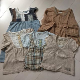 ビケット(Biquette)のキムラタン　子供服 女の子 biquette 夏物 まとめ売り 5点(ワンピース)