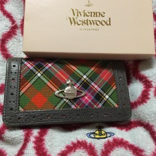 ヴィヴィアンウエストウッド(Vivienne Westwood)のvivienne westwood★4連キーケース★チェック柄 シルバオーブ(キーケース)