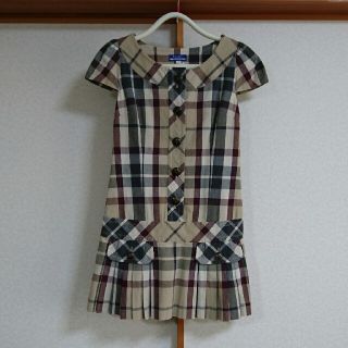 バーバリーブルーレーベル(BURBERRY BLUE LABEL)の専用 BURBERRY BLUE LABEL チェックワンピース(ミニワンピース)