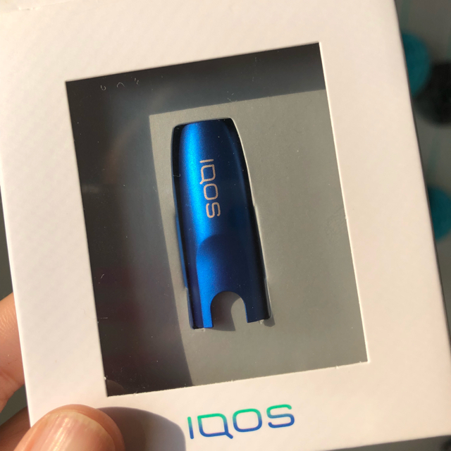 IQOS(アイコス)のIQOS ブルー キャップ 新品＆未使用★お値下げ中★ その他のその他(その他)の商品写真