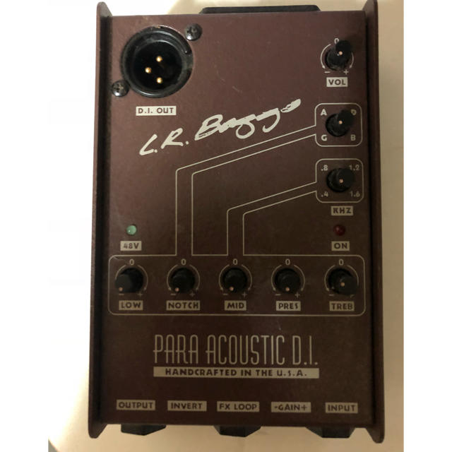 特価ブランド 【最終値下げ】L.R.Baggs D.I. Acoustic Para エフェクター