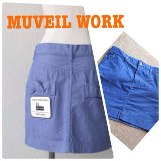 ミュベールワーク(MUVEIL WORK)のMUVEILリボンスカート(ミニスカート)